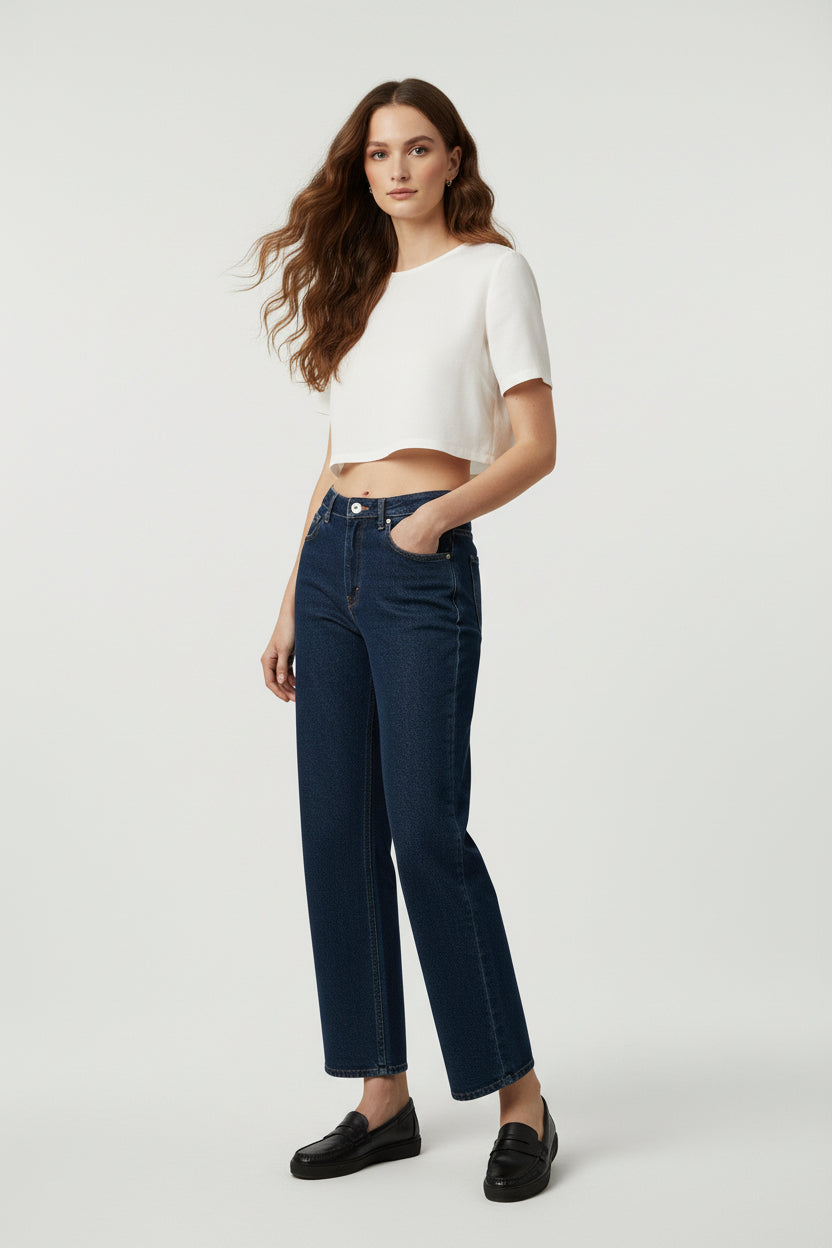 Mom Jeans-High Waist